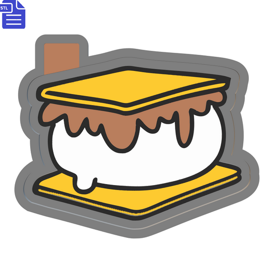 S'more Silicone Mold Housing STL File - The Crafts and Glitter Shop