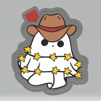 Ghost with Fairylights Silicone Mold Housing STL File - The Crafts and Glitter Shop