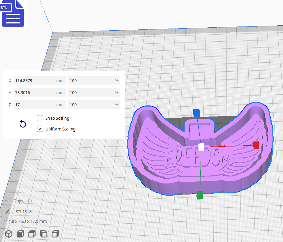 Freedom Silicone Mold Housing STL File - The Crafts and Glitter Shop