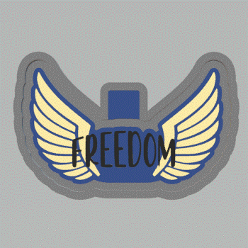 Freedom Silicone Mold Housing STL File - The Crafts and Glitter Shop