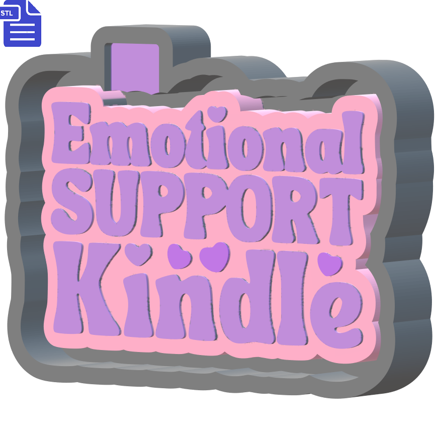 Emotional Support Silicone Mold Housing STL File - The Crafts and Glitter Shop