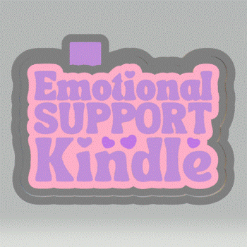Emotional Support Silicone Mold Housing STL File - The Crafts and Glitter Shop