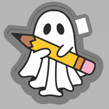 Ghost with Pencil Silicone Mold Housing STL File - The Crafts and Glitter Shop