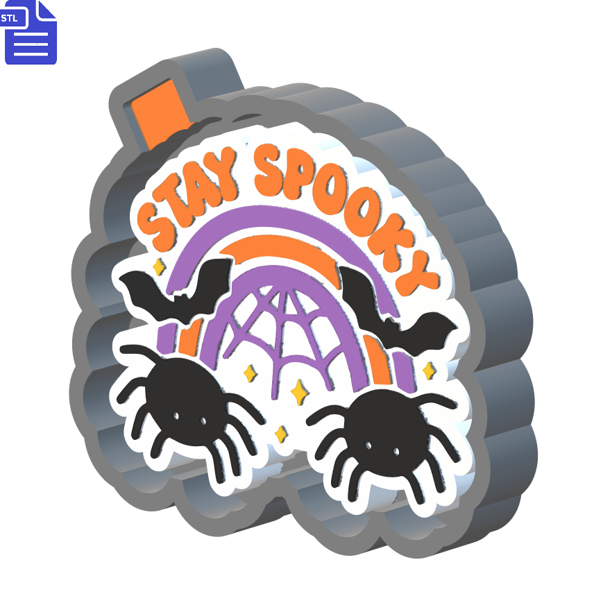 Stay Spooky Silicone Mold Housing STL File - The Crafts and Glitter Shop