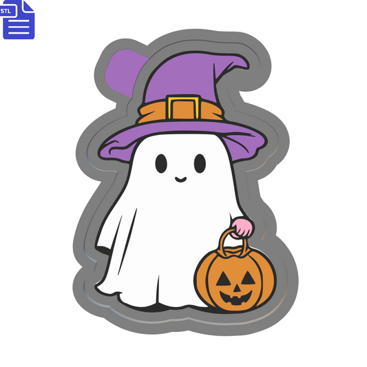 Halloween Ghost Silicone Mold Housing STL File - The Crafts and Glitter Shop