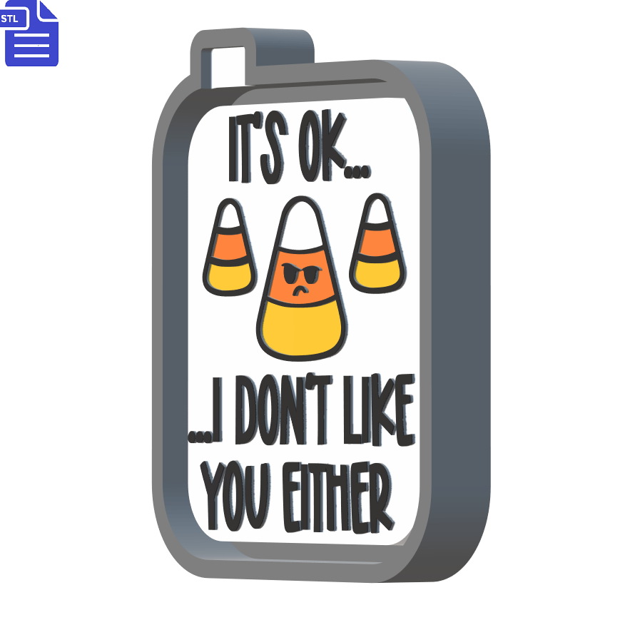 I Don't Like You Silicone Mold Housing STL File - The Crafts and Glitter Shop
