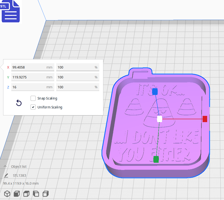 I Don't Like You Silicone Mold Housing STL File - The Crafts and Glitter Shop