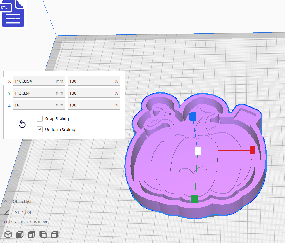 Pumpkin Silicone Mold Housing STL File - The Crafts and Glitter Shop