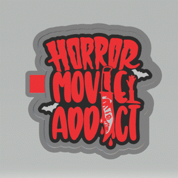Horror Movie Addict Silicone Mold Housing STL File - The Crafts and Glitter Shop