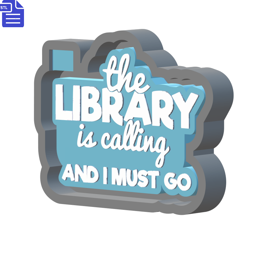Library Silicone Mold Housing STL File - The Crafts and Glitter Shop