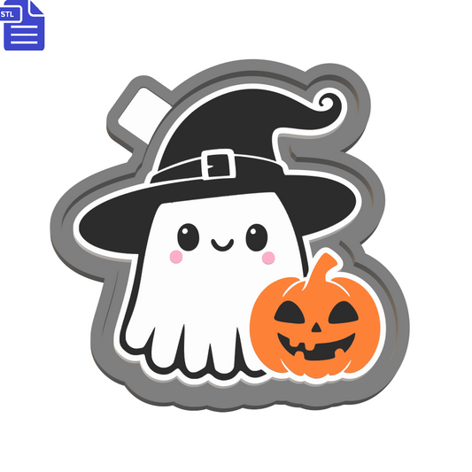 Halloween Ghost Silicone Mold Housing STL File - The Crafts and Glitter Shop