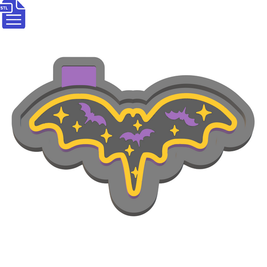 Mystic Bat Silicone Mold Housing STL File - The Crafts and Glitter Shop
