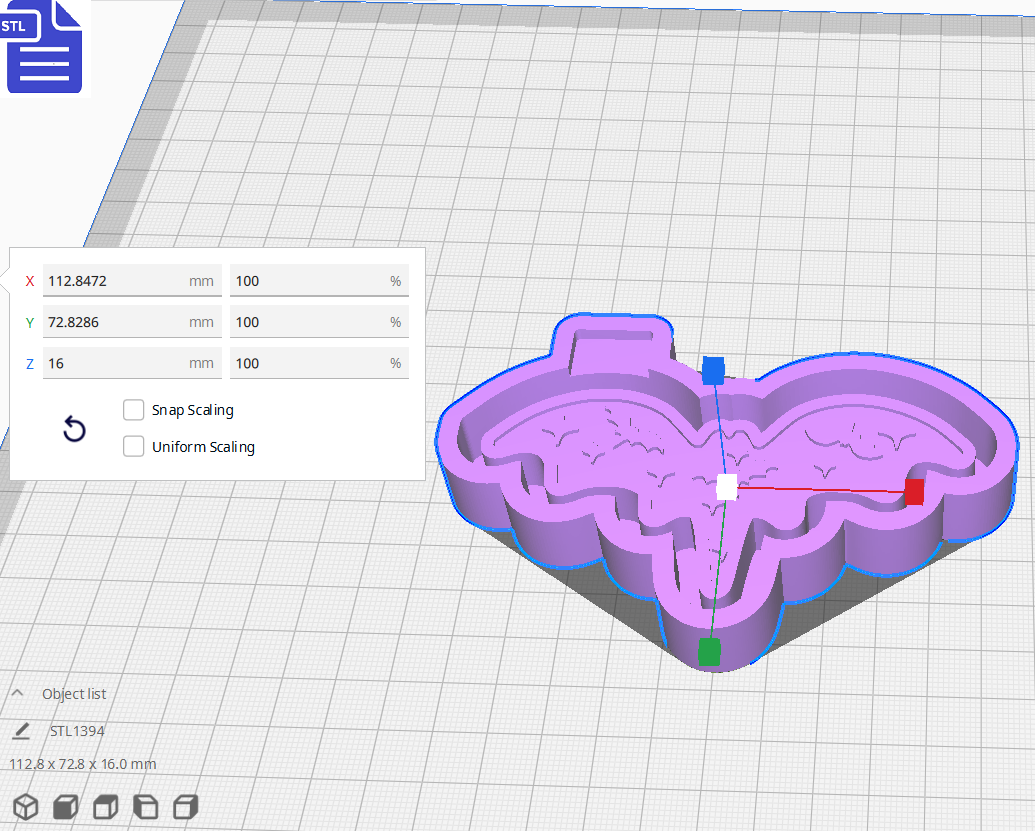 Mystic Bat Silicone Mold Housing STL File - The Crafts and Glitter Shop