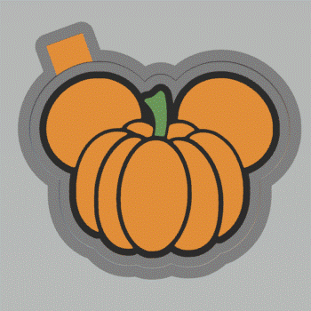 Pumpkin Mouse Ears Silicone Mold Housing STL File - The Crafts and Glitter Shop