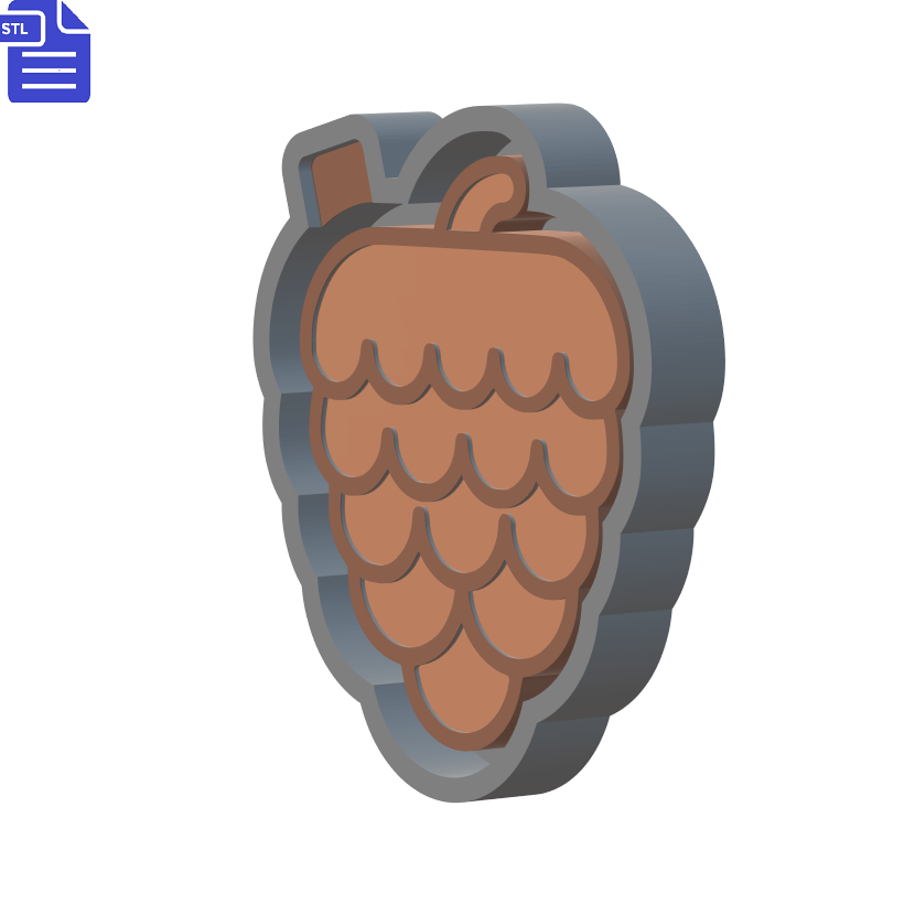 Pinecone Silicone Mold Housing STL File - The Crafts and Glitter Shop