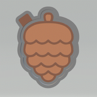 Pinecone Silicone Mold Housing STL File - The Crafts and Glitter Shop