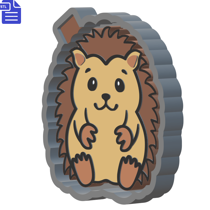 Hedgehog Silicone Mold Housing STL File - The Crafts and Glitter Shop