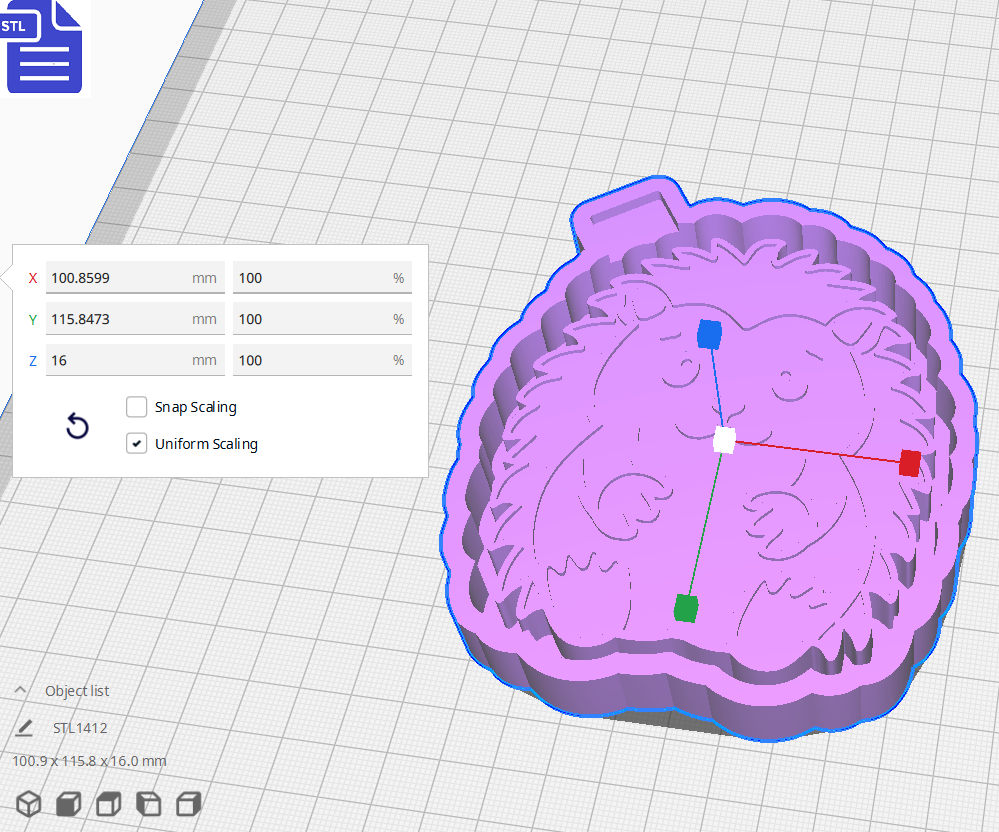 Hedgehog Silicone Mold Housing STL File - The Crafts and Glitter Shop