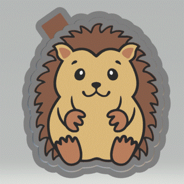 Hedgehog Silicone Mold Housing STL File - The Crafts and Glitter Shop