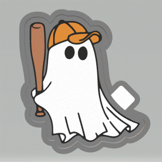 Baseball Ghost Silicone Mold Housing STL File - The Crafts and Glitter Shop
