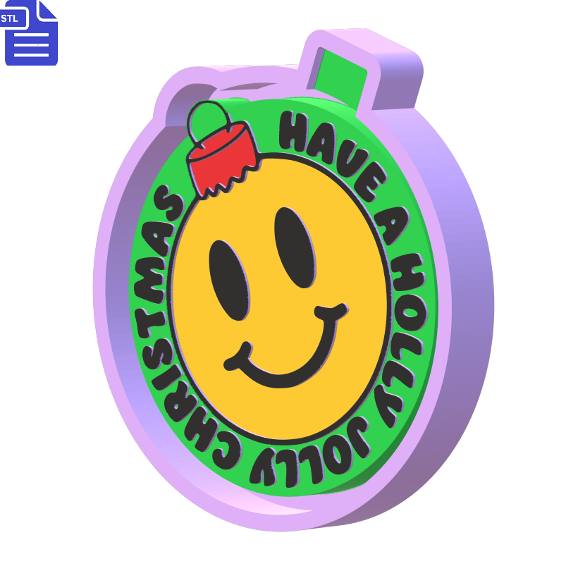 Smiley Bauble Silicone Mold Housing STL File - The Crafts and Glitter Shop