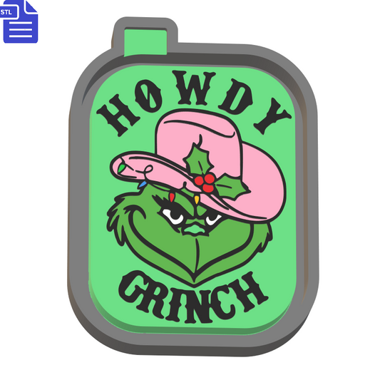Howdy Grinch Silicone Mold Housing STL File - The Crafts and Glitter Shop