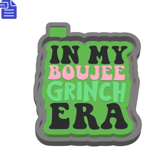 Boujee Grinch Era Silicone Mold Housing STL File - The Crafts and Glitter Shop