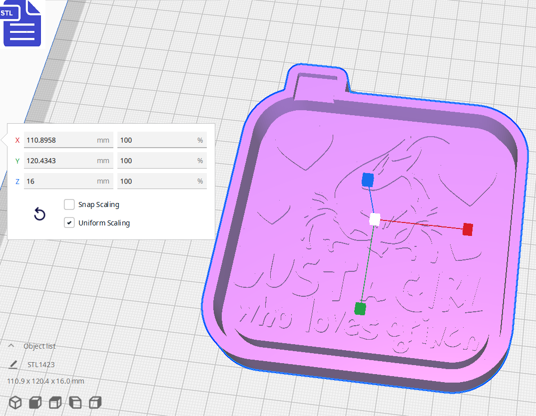 Girl loves Grinch Silicone Mold Housing STL File - The Crafts and Glitter Shop
