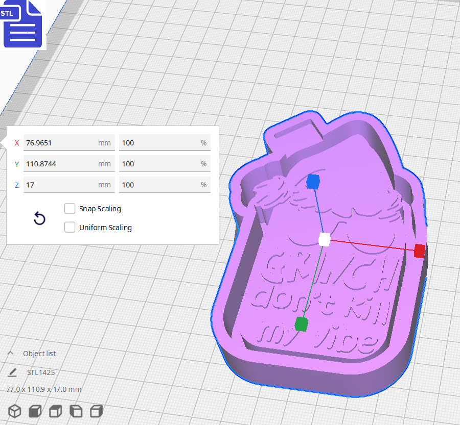 Grinch Vibe Silicone Mold Housing STL File - The Crafts and Glitter Shop