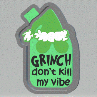 Grinch Vibe Silicone Mold Housing STL File - The Crafts and Glitter Shop