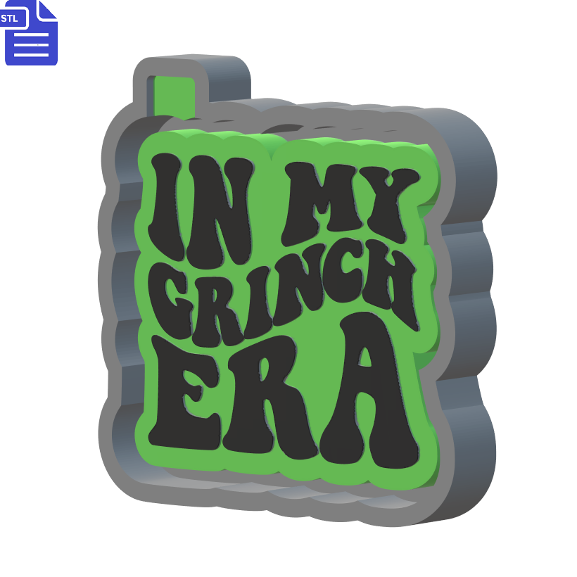 Grinch Era Silicone Mold Housing STL File - The Crafts and Glitter Shop