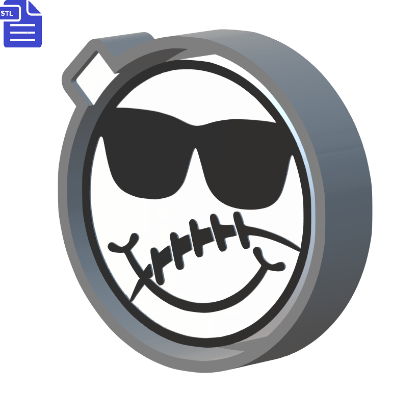 Football Smiley Silicone Mold Housing STL File - The Crafts and Glitter Shop