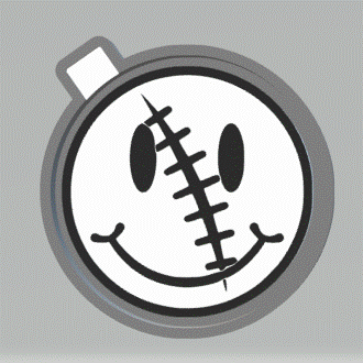 Football Smiley Silicone Mold Housing STL File - The Crafts and Glitter Shop