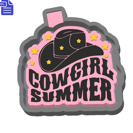 Cowgirl Summer Silicone Mold Housing STL File - The Crafts and Glitter Shop