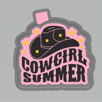 Cowgirl Summer Silicone Mold Housing STL File - The Crafts and Glitter Shop