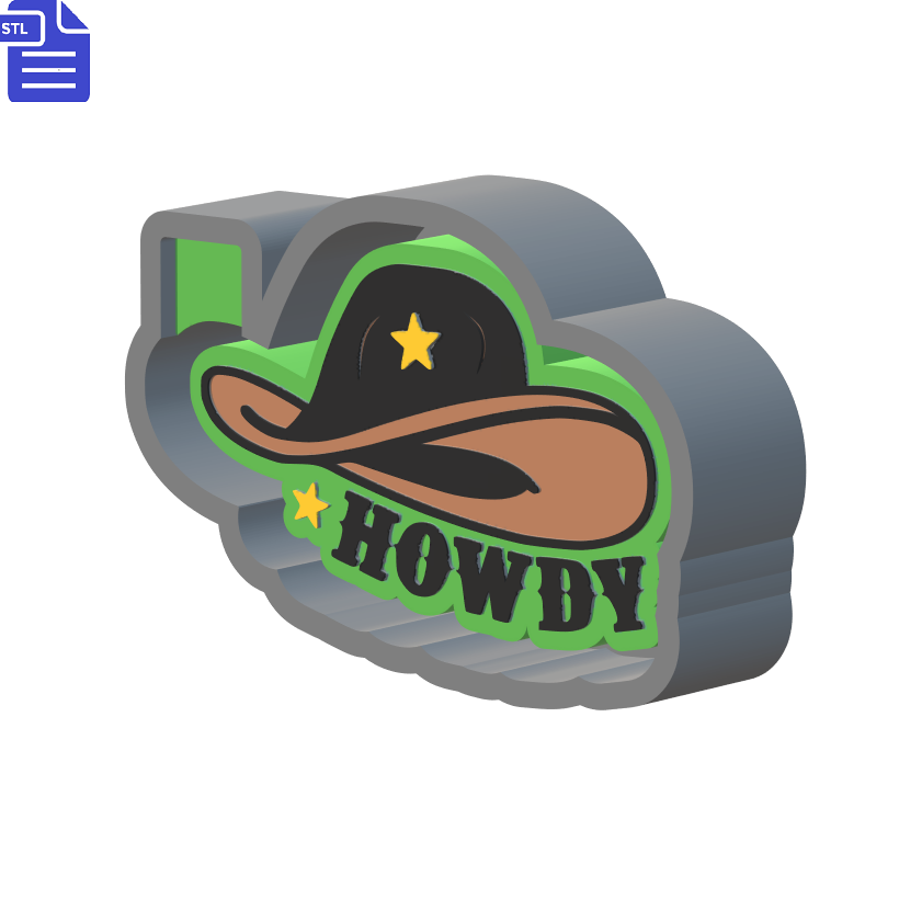 Howdy Silicone Mold Housing STL File - The Crafts and Glitter Shop