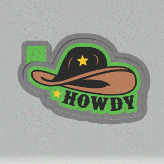 Howdy Silicone Mold Housing STL File - The Crafts and Glitter Shop
