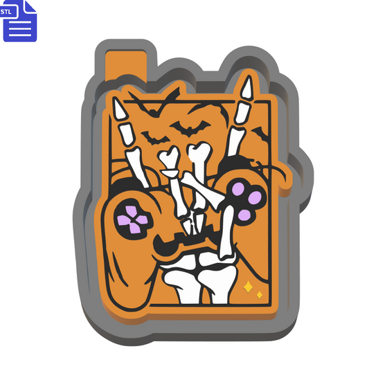 Gamer Halloween Silicone Mold Housing STL File - The Crafts and Glitter Shop