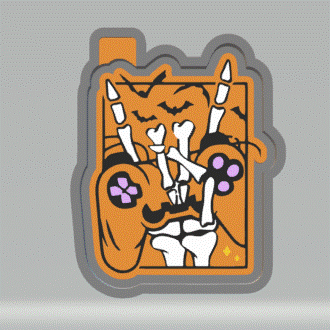 Gamer Halloween Silicone Mold Housing STL File - The Crafts and Glitter Shop