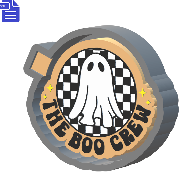 Boo Crew Silicone Mold Housing STL File - The Crafts and Glitter Shop