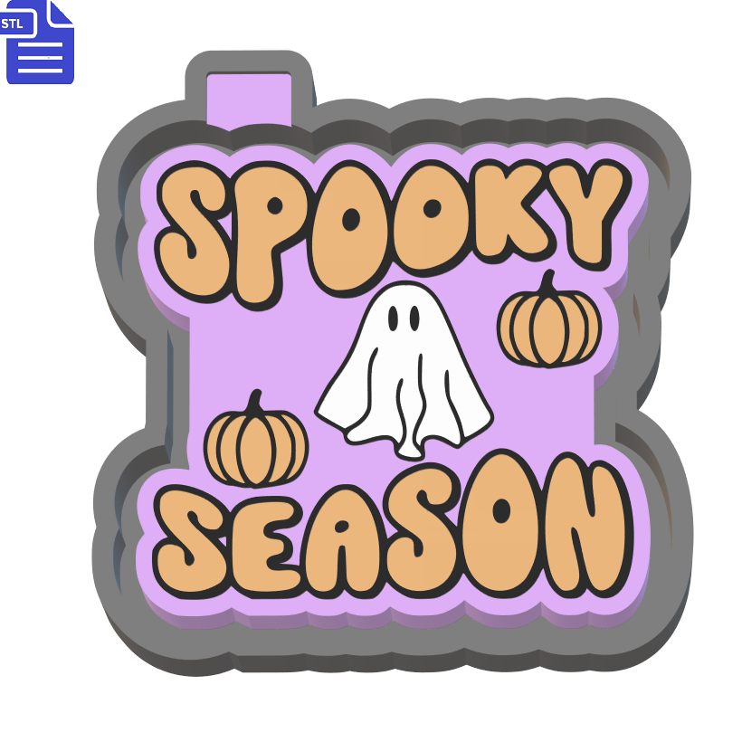 Spooky Season Silicone Mold Housing STL File - The Crafts and Glitter Shop