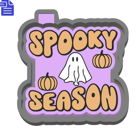 Spooky Season Silicone Mold Housing STL File - The Crafts and Glitter Shop
