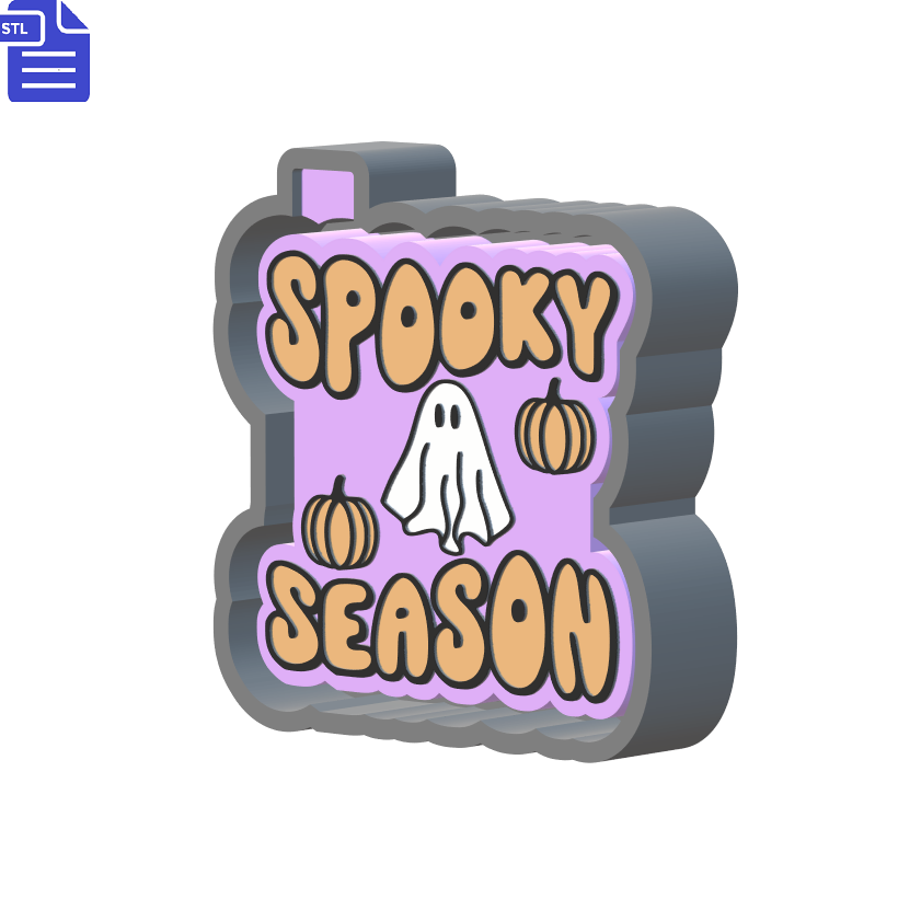 Spooky Season Silicone Mold Housing STL File - The Crafts and Glitter Shop