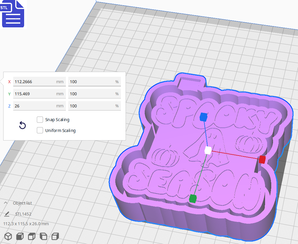 Spooky Season Silicone Mold Housing STL File - The Crafts and Glitter Shop