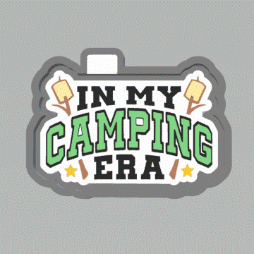 Camping Era Silicone Mold Housing STL File - The Crafts and Glitter Shop