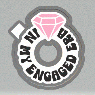 In My Engaged Era Silicone Mold Housing STL File - The Crafts and Glitter Shop