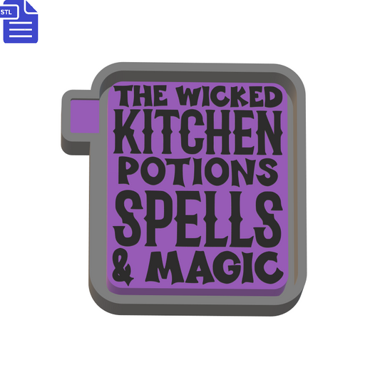 Kitchen Spells Silicone Mold Housing STL File - The Crafts and Glitter Shop