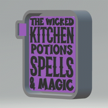 Kitchen Spells Silicone Mold Housing STL File - The Crafts and Glitter Shop
