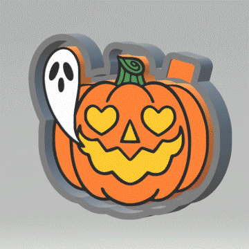 Jack o Lantern Silicone Mold Housing STL File - The Crafts and Glitter Shop