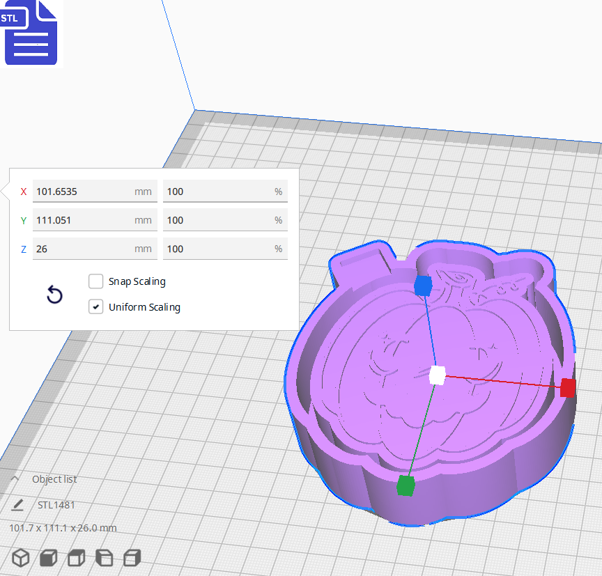 Pumpkin Silicone Mold Housing STL File - The Crafts and Glitter Shop